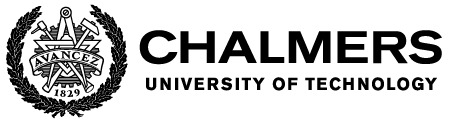 Logotype of for Chalmers University of Science.